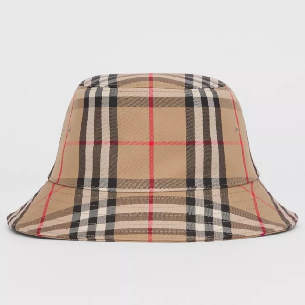 Burberry Kids Vintage Check Twill Bucket Hat